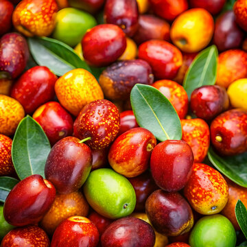 jujube fruit pick colourful