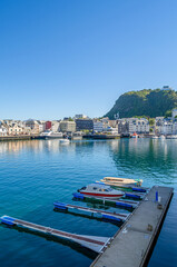 Obraz premium View of the port of Alesund, Norway