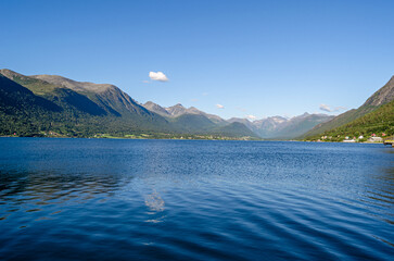 Landscape in Andalsnes, Norway