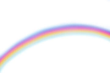 Obraz premium PNG rainbow effect, transparent background 