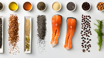 Understanding the Health Benefits of Omega-3: Visual Guide to Omega-3 Rich Foods and Their Impact...
