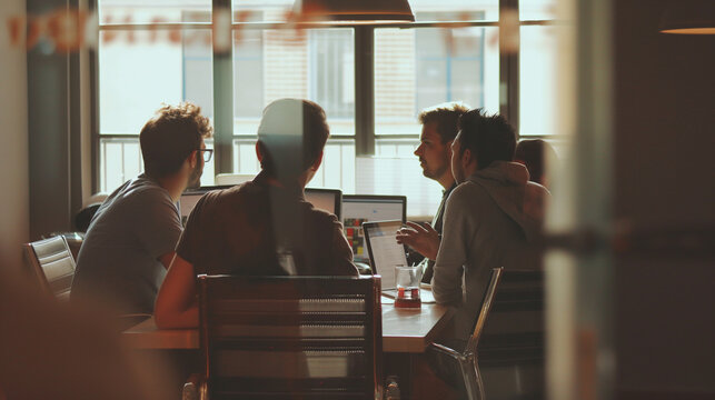 Design team members conducting user experience research to enhance passenger satisfaction. Happiness, love, team, knowledge, desire to live