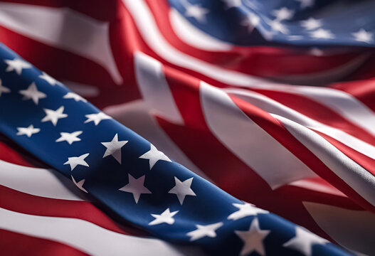 AI Generative image of USA Flag