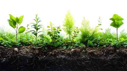 Growing Hope: The Rhythm of Reforestation. Concept Environmental Conservation, Reforestation Efforts, Sustainable Communities, Biodiversity Preservation