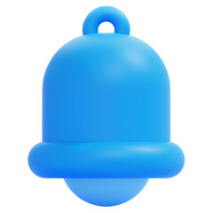 PNG 3D Notification icon isolated on a white background