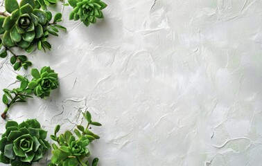 Group of Succulents on Table