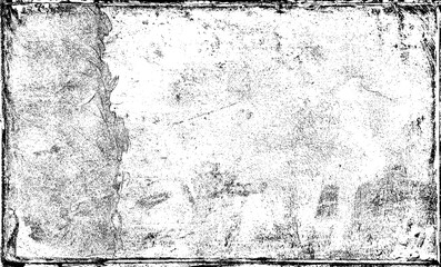 Worn black grunge texture. Dark grainy texture on white background. Dust overlay textured. Grain noise particles. Weathered effect. Torn graininess pattern. Vector illustration, EPS 10. - 787519448