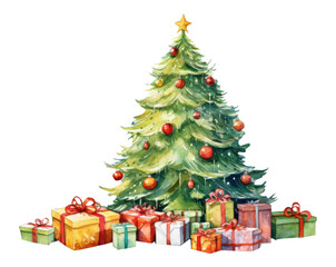 Obraz na płótnie Canvas PNG Christmas tree box winter. 