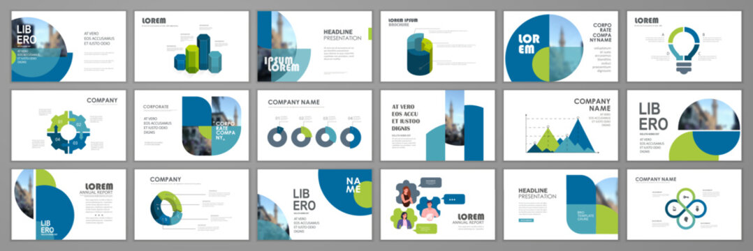Business presentation slides templates