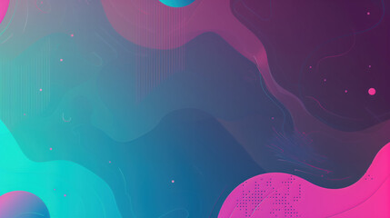 Abstract background with smooth transitions of purple and blue shades. Colorful abstraction with wavy shapes