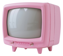 PNG Retro Pastel Pink TV electronics television hardware