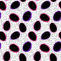 Easter seamless pattern with eggs for wallpaper and fabrics and textiles and packaging and gifts