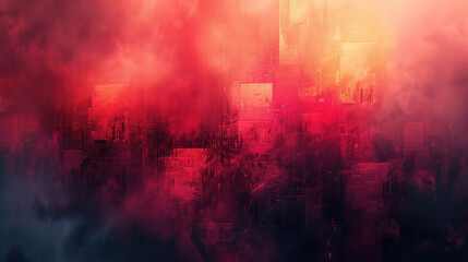 Abstract background with fog and red, black tint.  Art design
