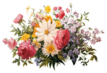Obraz premium PNG Floral bouquet painting flower petal.
