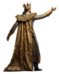 Fototapeta premium PNG Standing costume crown adult. 