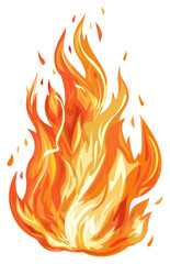 PNG Illustration of fire bonfire explosion fireplace.