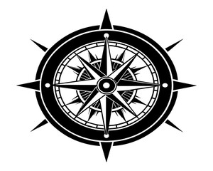 Compass design element vector