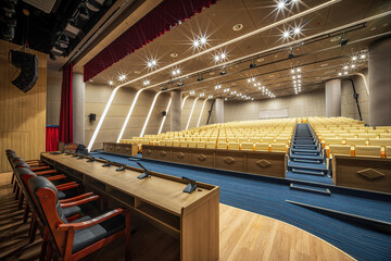 Corporate Boardroom with Sleek Design and Technology