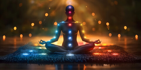 Awakening the Chakras: A Vibrant Journey into Inner Enlightenment - Indigo Lights, Psychic Energy, Deep Meditation