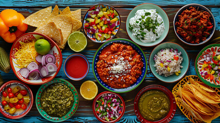 Traditional mexican food