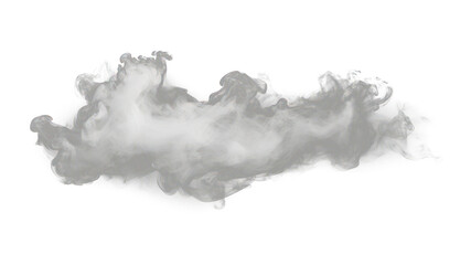 PNG White black smoke cloud. 