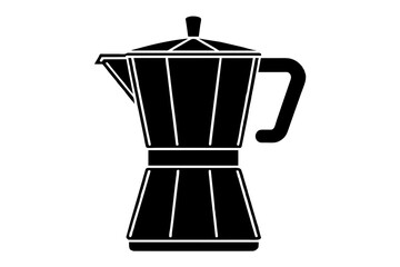 coffee maker vector silhouette illustration