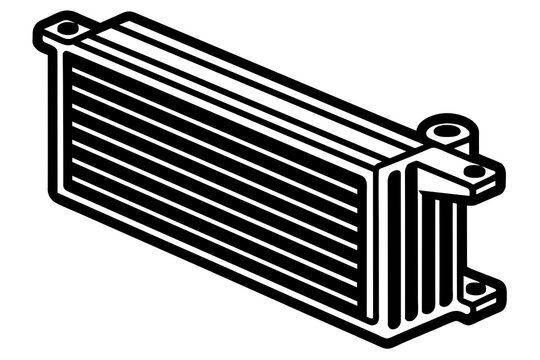 recommend clip art:  oil cooler vector, silhouette illustration