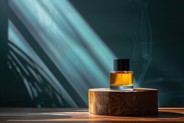 Luxury perfume. Background with selective focus and copy space - obrazy, fototapety, plakaty