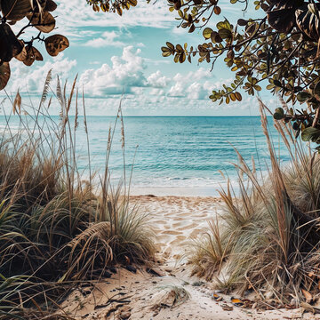 Sandy beach