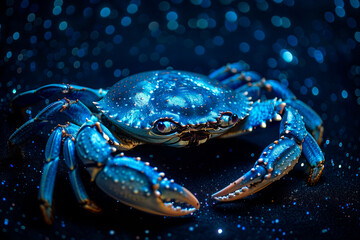 Constellation Crab, zodiac with starry sky, space. Fantasy. AI generation. - 787570418