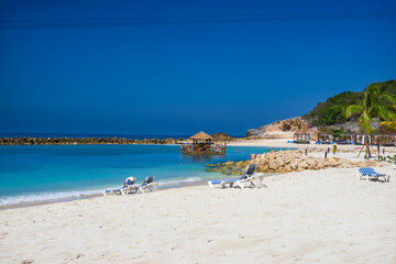 Obraz premium Labadee beach, Haiti, Caribbean Sea