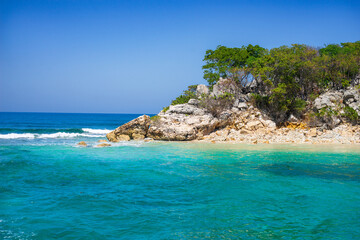 Obraz premium Labadee beach, Haiti, Caribbean Sea
