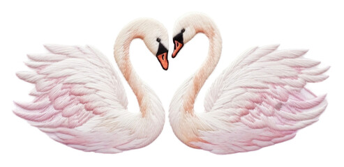 Flamingo animal bird swan. 