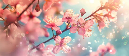 background with a spring theme