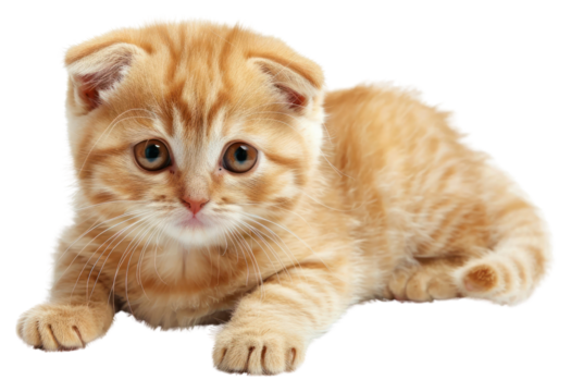 PNG Happy baby scottish fold cat animal mammal kitten
