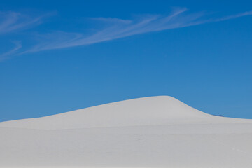 Fototapeta na wymiar Sand dunes at White Sands National Park, New Mexico