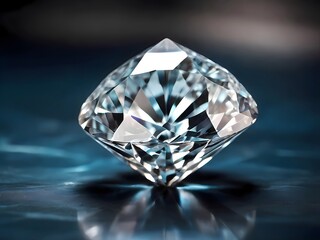diamond on black background