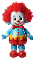 PNG Clown cute toy white background. 