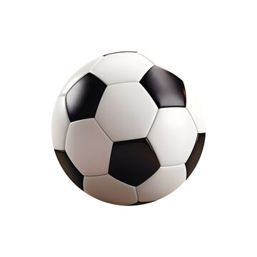 Fototapeta soccer ball isolated on white. transparent background