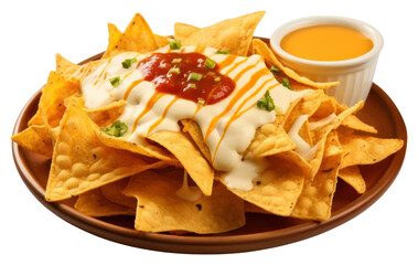 PNG Nachos dip ketchup snack. 