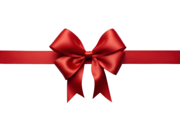 PNG Large red ribbon bow celebration anniversary accessories.
