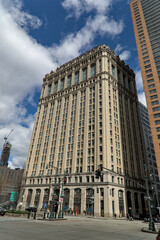 downtown manhattan office building (historic high rise ornate prewar pre war real estate) new york...
