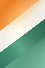 Close-up view of the indian national flag displaying saffron, white, and green
