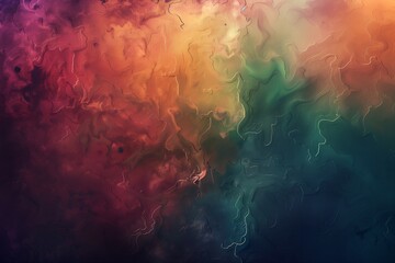 Fondo multicolor de humo o pintura difuminada. Generado con tecnología IA