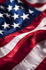 American flag on a blue background