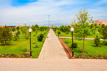 Ak Saray Park in Shahrisabz, Uzbekistan