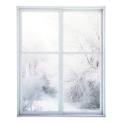 PNG Frosted window nature white snow. 