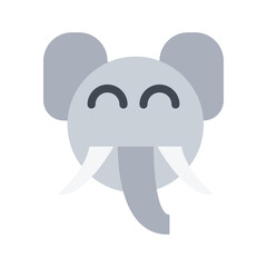 elephant face icon