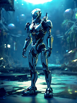 Best robotic alien picture by ai generated.