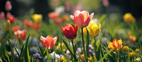 Fototapeta premium Flowers that bloom in spring